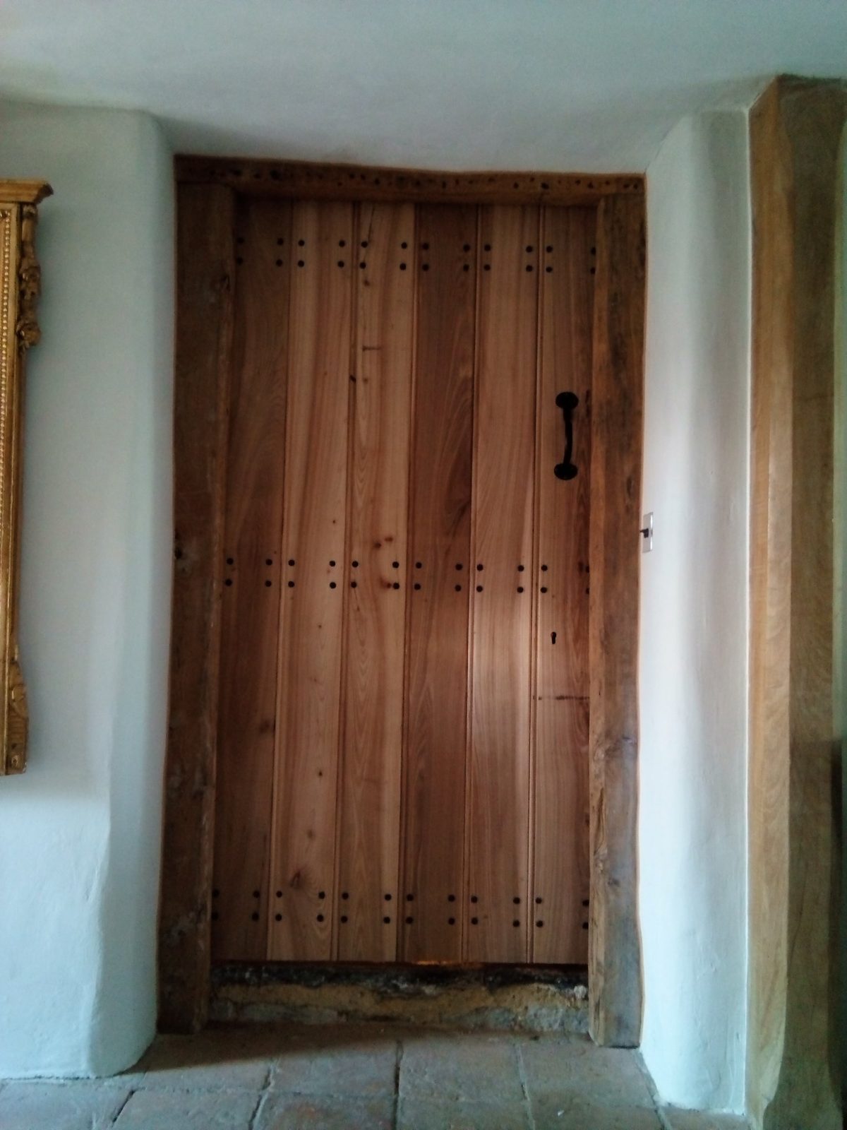 White interior door