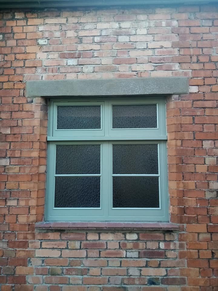 Tall painted window